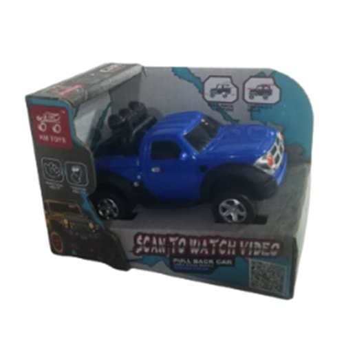 BLK 1:43 ÇEK BIRAK 2 FONK PICK-UP-7128-Y/E/F