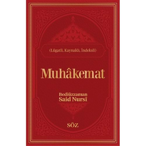 MUHAKEMAT CİLTLİ-BEDİÜZZAMAN SAİD-İ NURSİ-SÖZ BASIM YAYIN