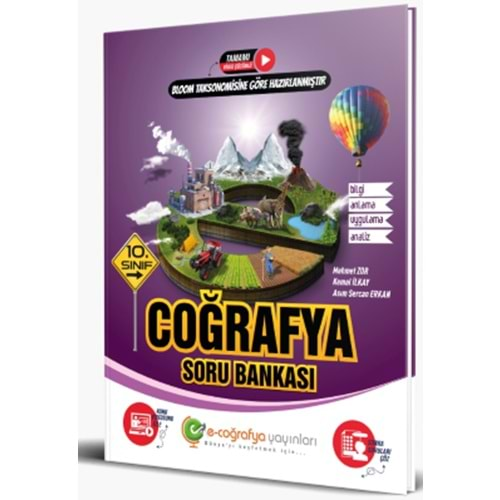 E-COĞRAFYA 10.SINIF COĞRAFYA SORU BANKASI-2025