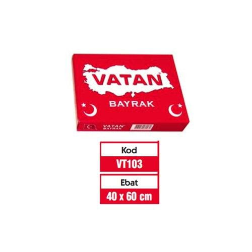 VATAN 40*60 BAYRAK-VT103