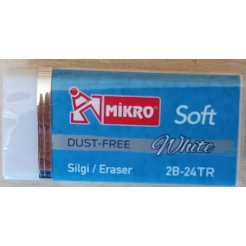 MİKRO SOFT BEYAZ SİLGİ-2B-24R