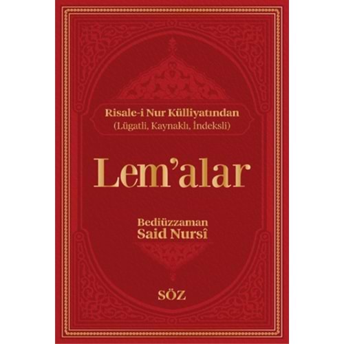 LEMALAR CİLTLİ-BEDİÜZZAMAN SAİD-İ NURSİ-SÖZ BASIM YAYIN