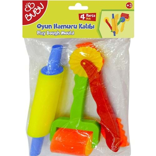 BU-BU OYUN HAMURU KALIBI 4 PARÇA-BUBU-HK0012