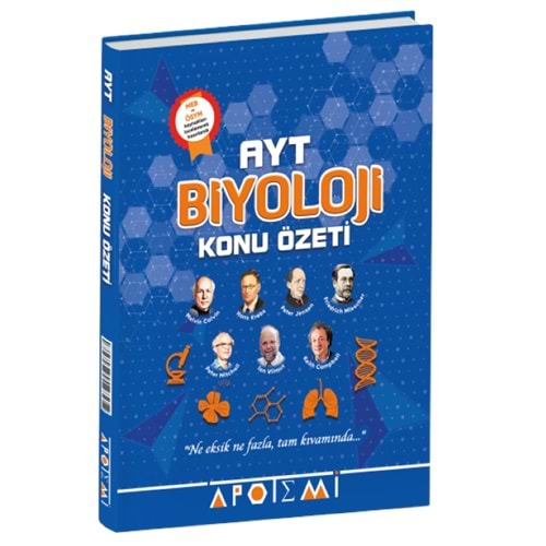 APOTEMİ AYT BİYOLOJİ KONU ÖZETİ-2025