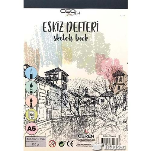 CEO ART ESKİZ DEFTERİ A5 120 GR 50 YAPRAK-CEO-ED0003