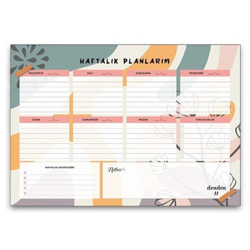 KALİPSO KREATİF DENDEN HAYAL PLANNER