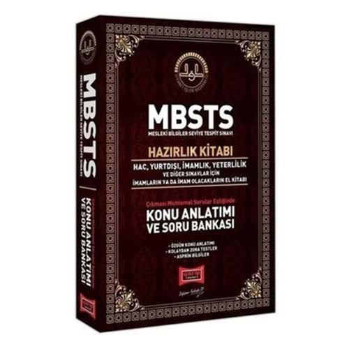 YARGI MBSTS KONU ANLATIMI VE SORU BANKASI HAZIRLIK KİTABI