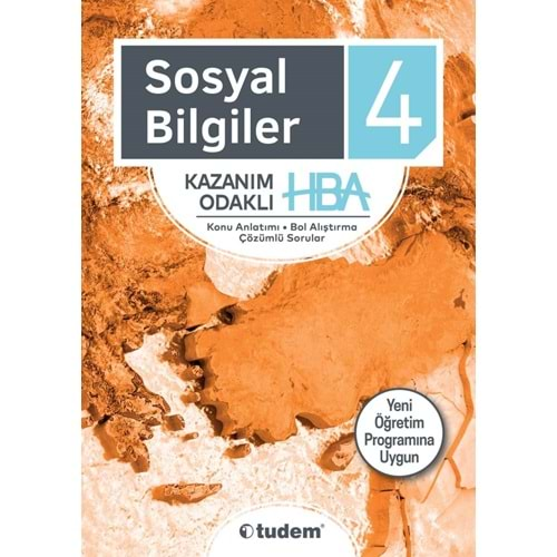 TUDEM 4.SINIF SOSYAL BİLGİLER HEPSİ BİR ARADA