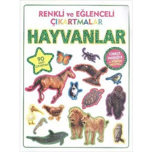 RENKLİ VE EĞLENCELİ ÇIKARTMALAR-HAYVANLAR PARILTI YAYINCILIK