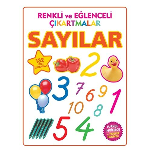 RENKLİ VE EĞLENCELİ ÇIKARTMALAR SAYILAR-PARILTI YAYINCILIK