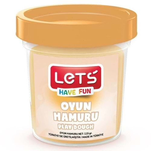 LETS TEK RENK OYUN HAMURU TEN RENGİ 115 GR-L8440-12