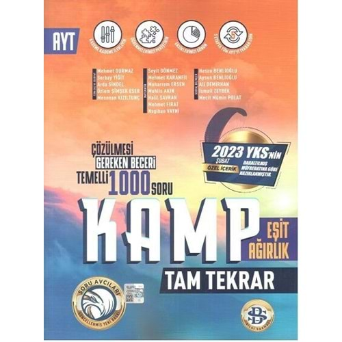 BİLGİ SARMAL AYT EŞİT AĞIRLIK KAMP TAM TEKRAR ÖZEL BASKI-2023