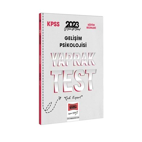 YARGI KPSS EĞİTİM BİLİMLERİ GELİŞİM PSİKOLOJİSİ YAPRAK TEST-2023