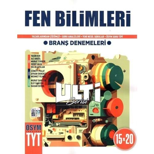 BES ULTİ TYT FEN BİLİMLERİ 15*20 BRANŞ DENEMELERİ-2024