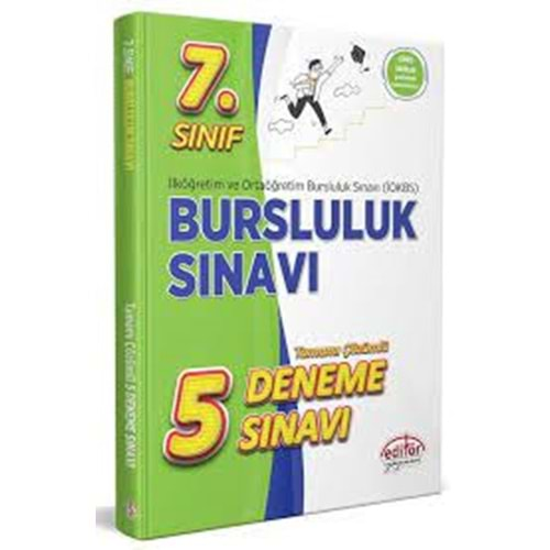 EDİTÖR 7.SINIF İOKBS BURSLULUK SINAVI TAMAMI ÇÖZÜMLÜ 5 DENEME SINAVI