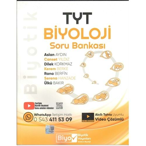 BİYOTİK TYT BİYOLOJİ SORU BANKASI-2025