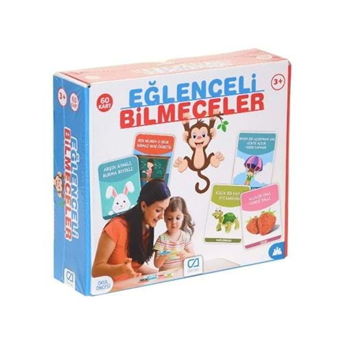 CA GAMES EĞLENCELİ BİLMECELER 3+YAŞ 60 KART-CA.5103