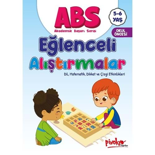 AKADEMİK BAŞARI SERİSİ EĞLENCELİ ALIŞTIRMALAR 5-6 YAŞ-BUÇE DAYI-PİNOKYO YAYINLARI