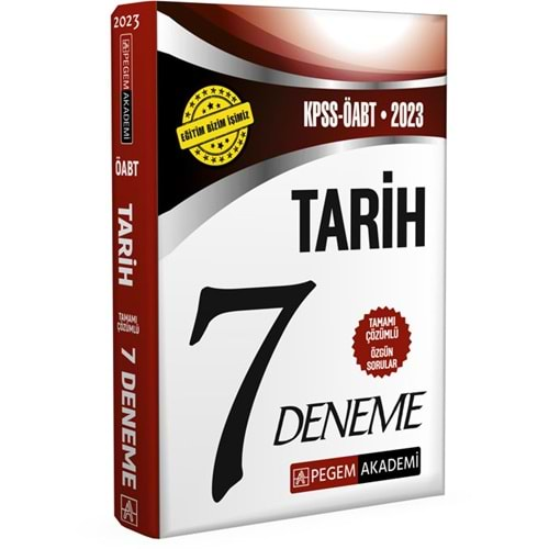 PEGEM KPSS ÖABT TARİH ÖĞRETMENLİĞİ 7 DENEME