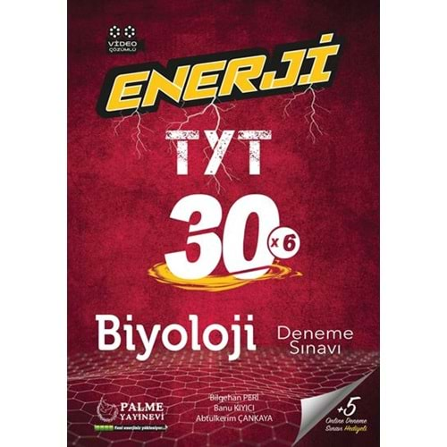 PALME TYT ENERJİ BİYOLOJİ 30 DENEME SINAVI