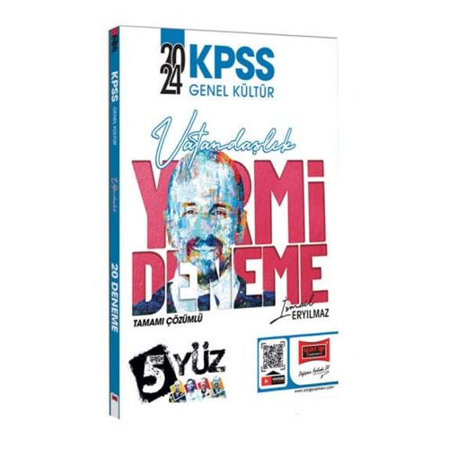 YARGI KPSS 2024 5YÜZ EKİBİ VATANDAŞLIK TAMAMI ÇÖZÜMLÜ 20 DENEME