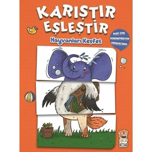 KARIŞTIR EŞLEŞTİR-HAYVANLARI KEŞFET-SİNCAP KİTAP