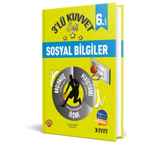 İŞLEYEN ZEKA 6.SINIF SOSYAL BİLGİLER 3 LÜ KUVVET SETİ-2023