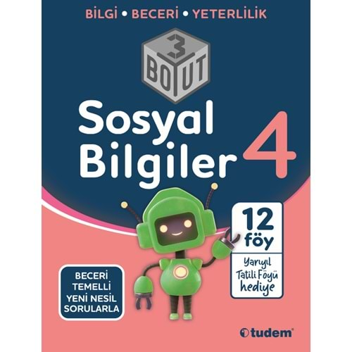 TUDEM 4.SINIF SOSYAL BİLGİLER 3 BOYUT 12 FÖY