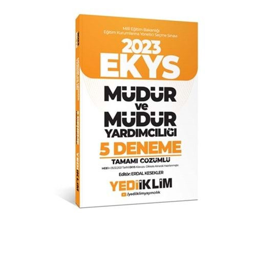 YEDİİKLİM MEB EKYS 2023 MÜDÜR VE MÜDÜR YARDIMCILIĞI TAMAMI ÇÖZÜMLÜ 5 DENEME