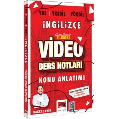 YARGI YDS YÖKDİL YKSDİL İNGİLİZCE VİDEO DERS NOTLARI-2024