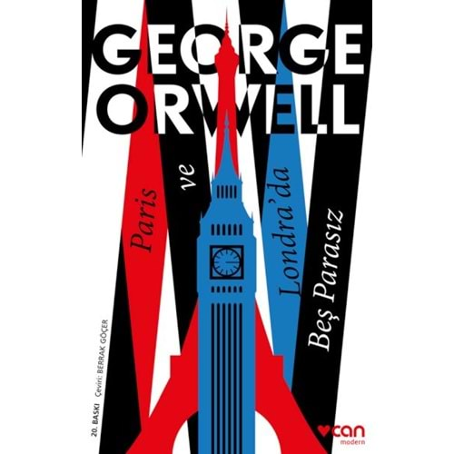 PARİS VE LONDRADA BEŞ PARASIZ-GEORGE ORWELL-CAN YAYINLARI