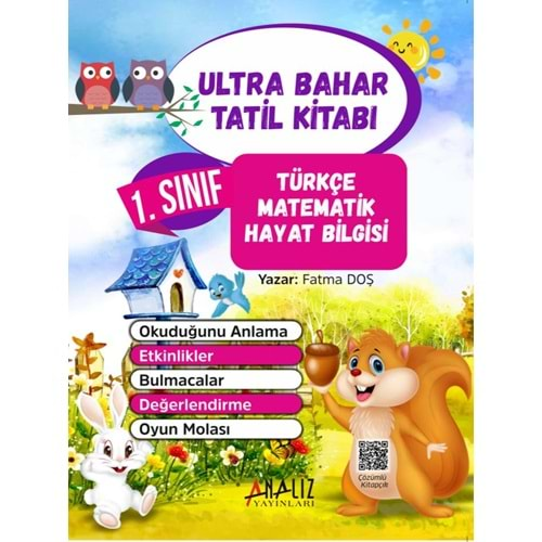 ANALİZ 1.SINIF ULTRA BAHAR TATİL KİTABI