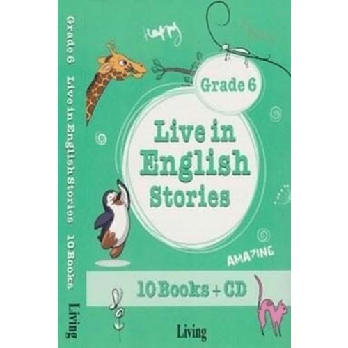 LİVİNG LİVE İN ENGLİSH STORİES GRADE 6-10 KİTAP TAKIM