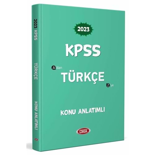 DATA KPSS 2023 TÜRKÇE KONU ANLATIMLI