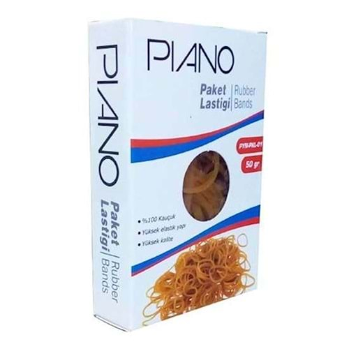 PIANO AMBALAJ LASTİĞİ YÜZDE YÜZ KAUÇUK 50 GR KUTU-PYN-PKL-01