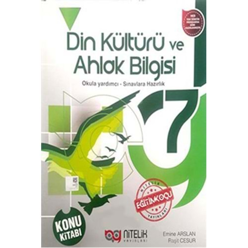 NİTELİK 7.SINIF DİN KÜLTÜRÜ VE AHLAK BİLGİSİ KONU KİTABI