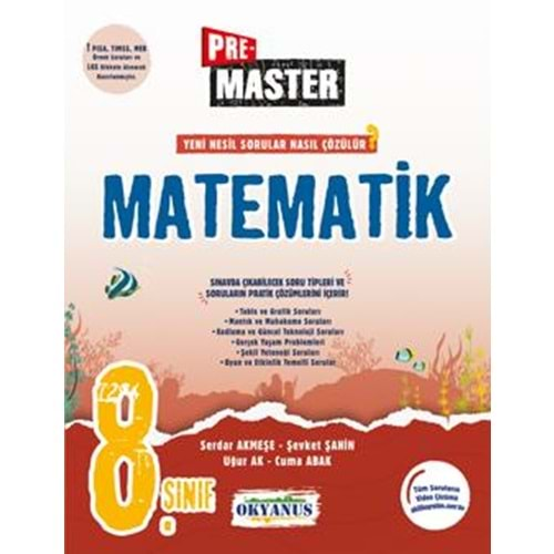 OKYANUS 8. SINIF PRE MASTER MATEMATİK SORU BANKASI