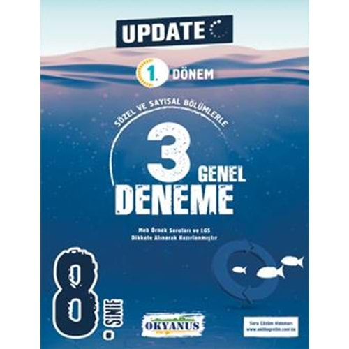 OKYANUS 8.SINIF UPDATE 1.DÖNEM 3 GENEL DENEME