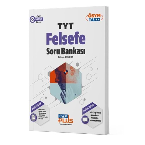 ÇAP TYT FELSEFE PLUS SORU BANKASI-2024