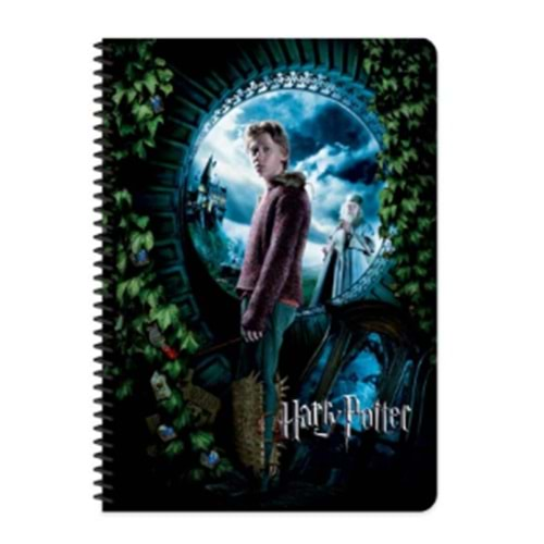 KESKİN COLOR HARRY POTTER SPİRALLİ KARTON KAPAK A4 60 YAPRAK ÇİZGİLİ DEFTER-380611-07