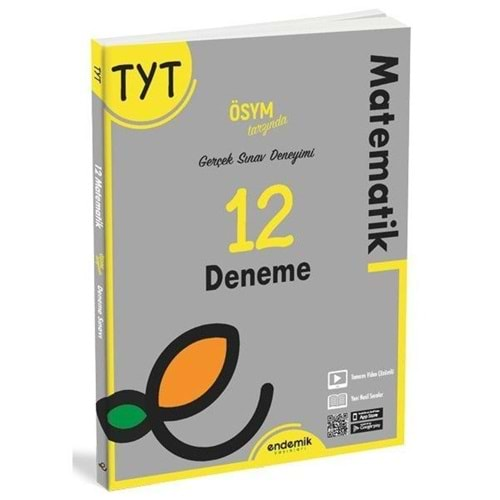 ENDEMİK YAYINLARI TYT MATEMATİK 12 DENEME SINAVI