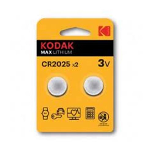 KODAK 2CR2025 3V ULTRA LİTYUM DÜĞME PİL 2 Lİ-30417670