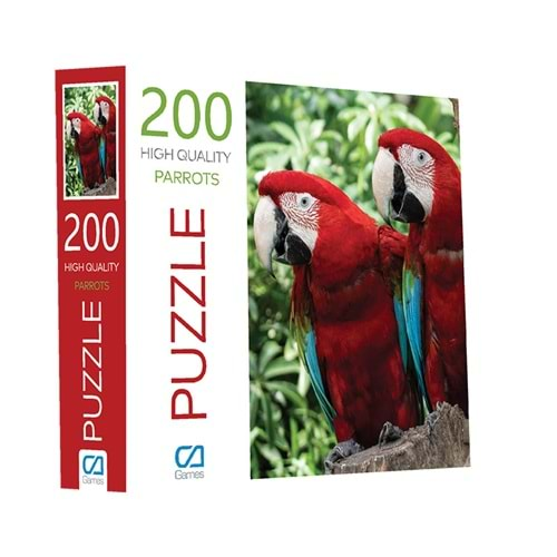 CA GAMES PAPAĞAN 200 PARÇA PUZZLE-CA.6205