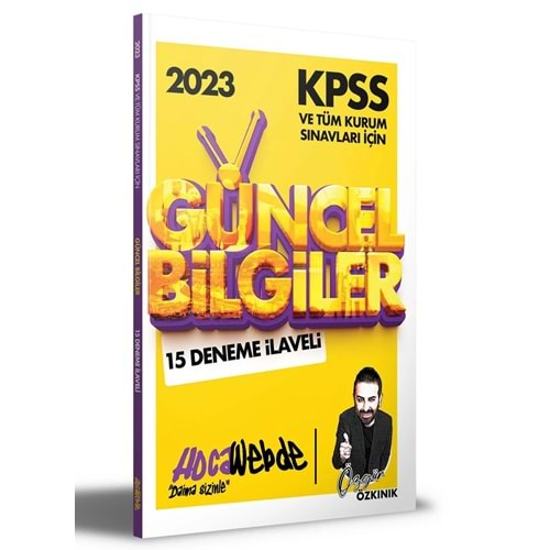 HOCAWEBDE KPSS 2023 VE TÜM KURUM SINAVLARI İÇİN GÜNCEL BİLGİLER 15 DENEME İLAVELİ