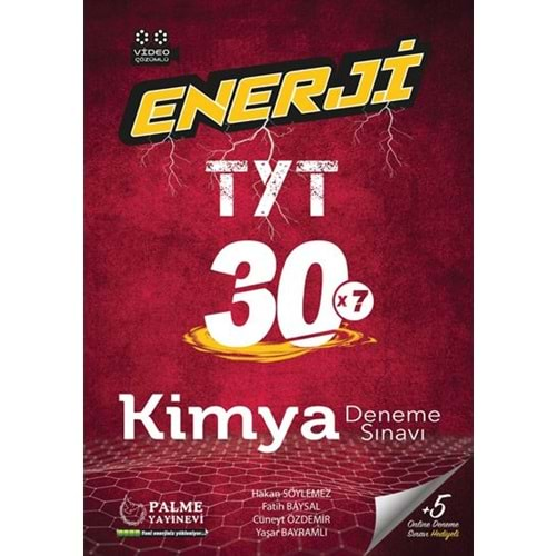 PALME TYT ENERJİ KİMYA 30 DENEME SINAVI