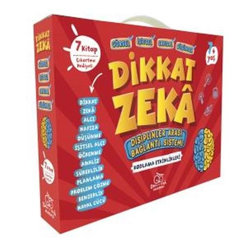 DİKKAT VE ZEKA 1.SINIF SETİ 7 YAŞ 7 KİTAP TAKIM-DİKKAT VE ZEKA AKADEMİSİ