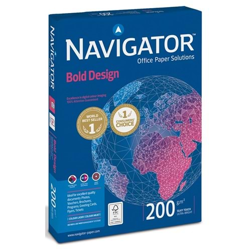 NOVİGATOR GRAMAJLI KAĞIT A4 200 GR 150 Lİ BEYAZ