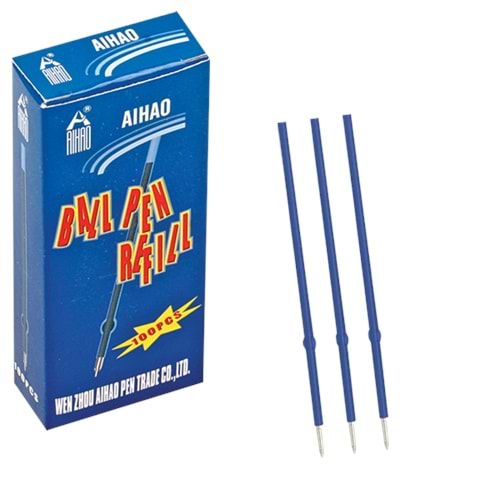 AIHAO TÜKENMEZ KALEM REFİL MAVİ-107M