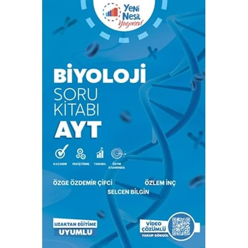 YENİ NESİL AYT BİYOLOJİ SORU KİTABI