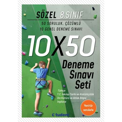 TUDEM 8. SINIF SÖZEL DENEME SETİ 10X50